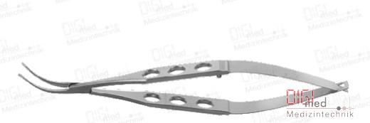 Lens Holding Forceps SHEPARD, gently curved