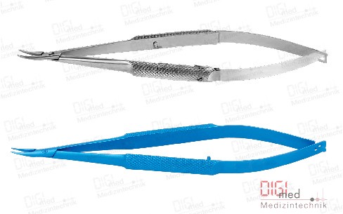 Needle Holder BARRAQUER, standard jaws, curved