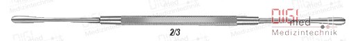 Periosteal Elevator FREER, stumpf / halbscharf, 4.5 mm breite Klingen