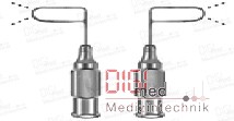 SIMCOE Irrigating Lens Nucleus Loop, finely toothed, strongly curved