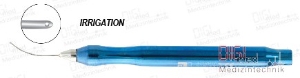 Irrigation Handpieces with female connector, blue color, side ports