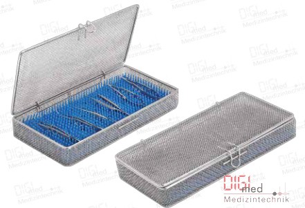 Fine Mesh Trays for Micro Instruments with Silicon Mat