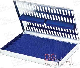 S.S Ophthalmic sterilization tray with silicon mat