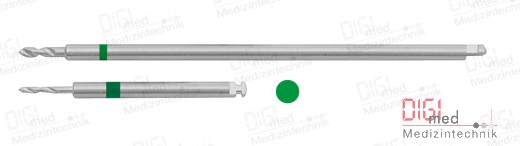 Spiralbohrer mit Stryker-Ansatz, Ø 1,3 x 50 mm