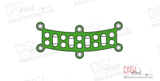 Neuro-Spaltenplatte, mittel, Profil 0.6mm