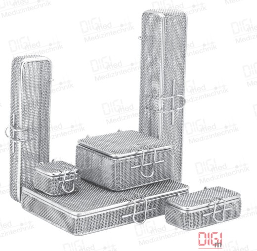 Micro fine mesh basket with lid 40X40x20