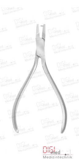 Plate bending pliers with pin