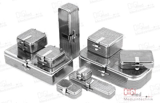 Full Perforated Tray with Lid 150x110x20