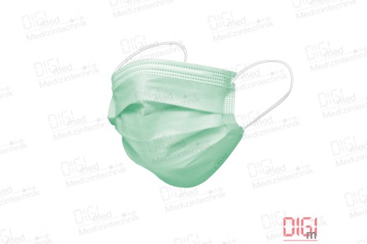 Mouth and nose protection mask green