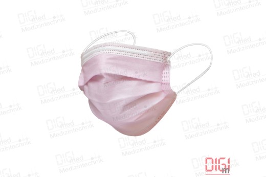 Mouth and nose protection mask pink