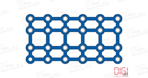 TITAN MICRO PLATE, 6X4 HOLES, PROFILE 0,