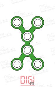 TITAN DOUBLE Y-PLATE 5 HOLE, WITHOUT STE