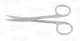 chirurgische Schere Standard gebogen, spitz