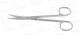 Präparierschere Deaver gebogen, spitz