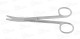Präparierschere Mayo gebogen, rund