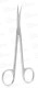 Präparierschere METZENBAUM gebogen, spitz