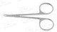 feine chirurgische Schere MOD. BONN, spitz, gebogen