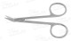 feine chirurgische Schere MOD. BONN, spitz, abgewinkelt