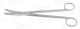 Gefäßschere, Gynäkologische Schere SIMS, gebogen, spitz