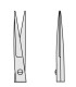 Micro scissors YASARGIL, straight, pointed