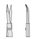 Micro scissors YASARGIL, curved, pointed