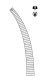 Arterienklemme KOCHER-OCHSNER 1x2, gebogen