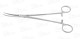 Präparier- und Ligaturklemme KELLY, stark gebogen