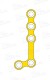 L-plate 110°, titanium, 5 holes left, Profil 0.75mm, System 2.0mm