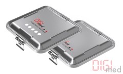 1/2 stainless steel container lid perforated / unperforated