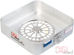 Flach Container Wanne, Boden gelocht 85