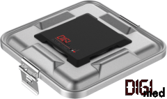 1/2 Container Bio-Barrier Aluminium Sicherheitsdeckel Cassette Modell