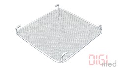 Flat Container Wire Base, 245 x 255 x 30 mm