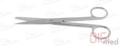 chirurgische Schere Standard gerade, einseitig spitz