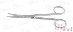Präparierschere Deaver gebogen, spitz