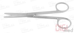 Präparierschere Mayo gerade, rund