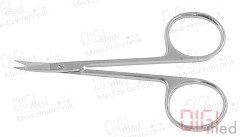 feine chirurgische Schere MOD. BONN, spitz, gebogen