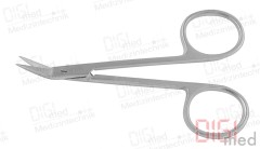 feine chirurgische Schere MOD. BONN, spitz, abgewinkelt