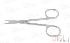 fine surgical scissors STEVENS, round, straight