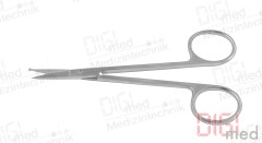 Vessel scissors with buttoned blade