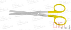 Surgical scissors with carbide cutting edges STANDARD, straight, round