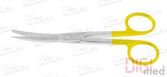 chirurgische Schere mit Hartmetallschneiden STANDARD, gebogen, einseitig spitz