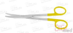 chirurgische Schere mit Hartmetallschneiden MAYO-STILLE, gebogen, rund