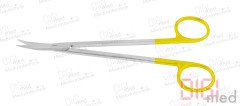 Präparierschere mit Hartmetallschneide REYNOLDS gebogen