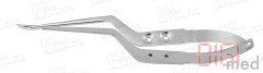 Micro scissors YASARGIL, curved left, pointed