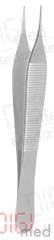 Surgical forceps ADSON with thread plate 1x2, straight