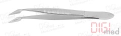 Splitterpinzette, Mikro-Pinzette HUNTER, gebogen