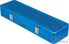 Implant Container, bottom perforated, lid perforated