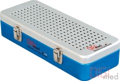 Implant Container, base perforated, lid perforated