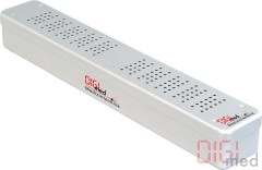 Optics container, bottom perforated, lid perforated