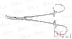 Arterienklemme BABY-MIXTER, stark gebogen